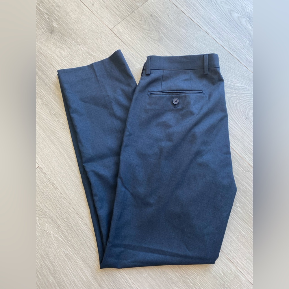 Calvin Klein Blue Slim Fit Trousers